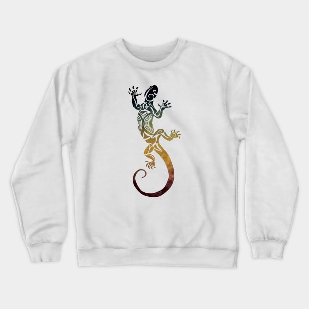 Fire Lizard Crewneck Sweatshirt by Georgeswift